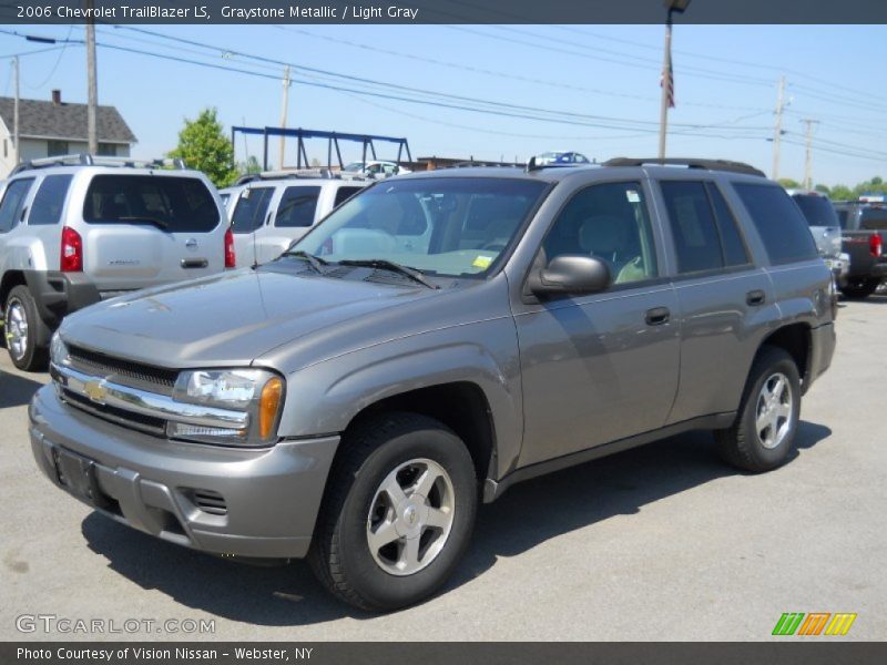 Graystone Metallic / Light Gray 2006 Chevrolet TrailBlazer LS