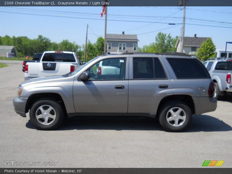 Graystone Metallic / Light Gray 2006 Chevrolet TrailBlazer LS