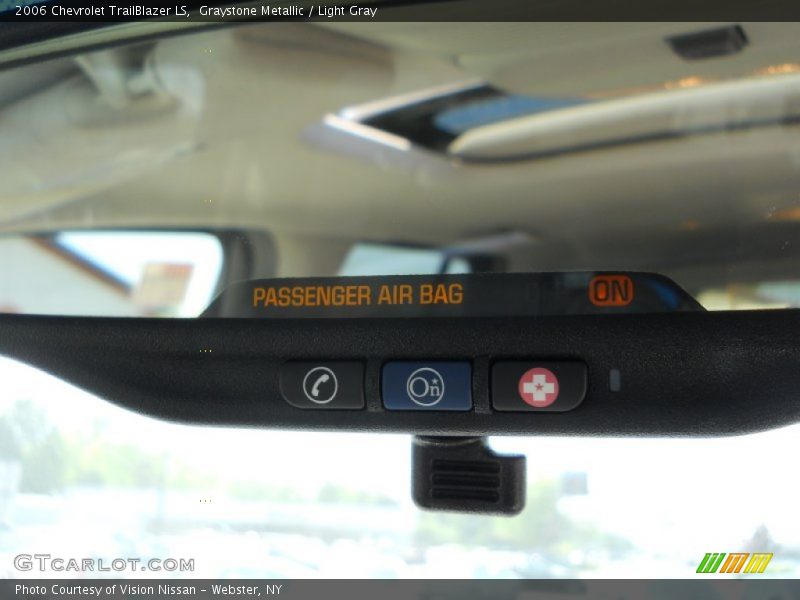 Graystone Metallic / Light Gray 2006 Chevrolet TrailBlazer LS