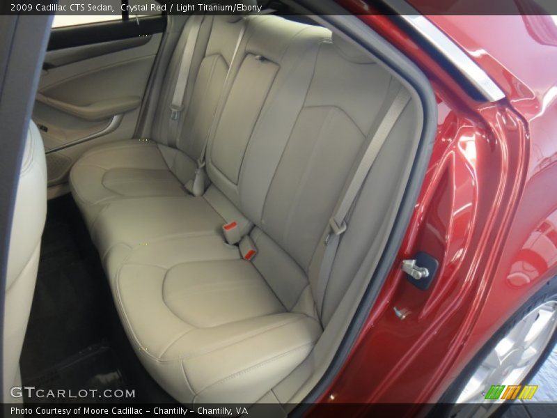 Crystal Red / Light Titanium/Ebony 2009 Cadillac CTS Sedan