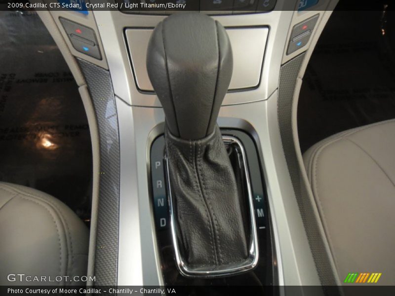Crystal Red / Light Titanium/Ebony 2009 Cadillac CTS Sedan