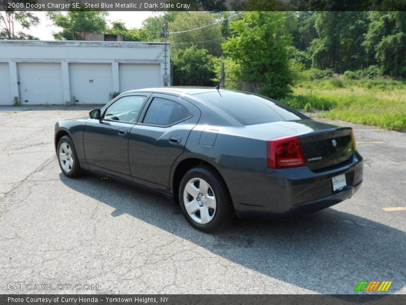 Steel Blue Metallic / Dark Slate Gray 2008 Dodge Charger SE