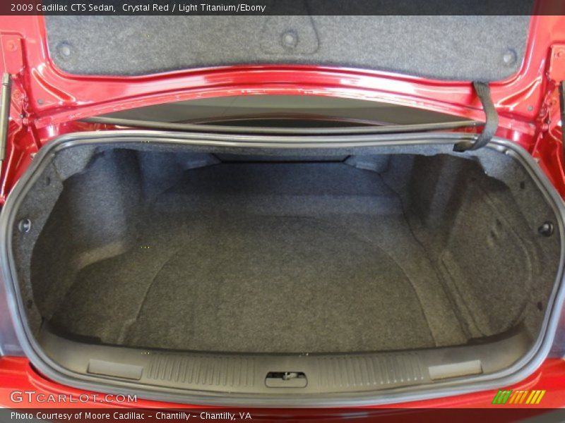 Crystal Red / Light Titanium/Ebony 2009 Cadillac CTS Sedan
