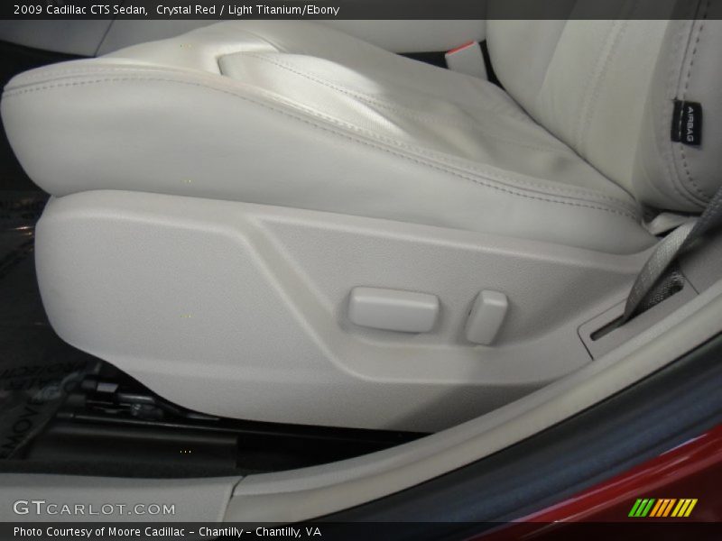 Crystal Red / Light Titanium/Ebony 2009 Cadillac CTS Sedan