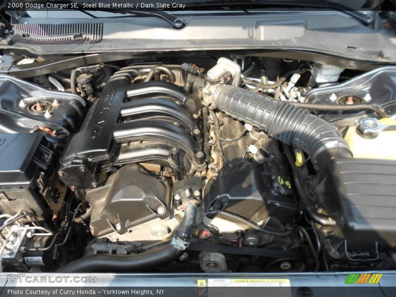 Steel Blue Metallic / Dark Slate Gray 2008 Dodge Charger SE