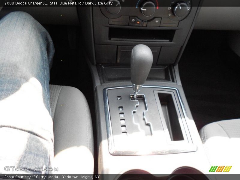 Steel Blue Metallic / Dark Slate Gray 2008 Dodge Charger SE