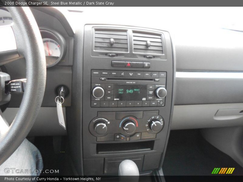 Steel Blue Metallic / Dark Slate Gray 2008 Dodge Charger SE