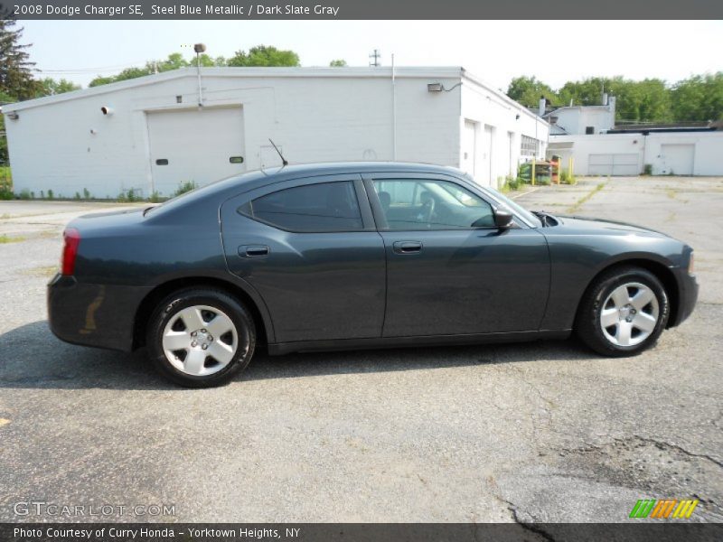 Steel Blue Metallic / Dark Slate Gray 2008 Dodge Charger SE