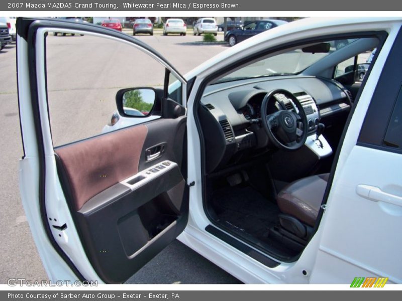 Whitewater Pearl Mica / Espresso Brown 2007 Mazda MAZDA5 Grand Touring