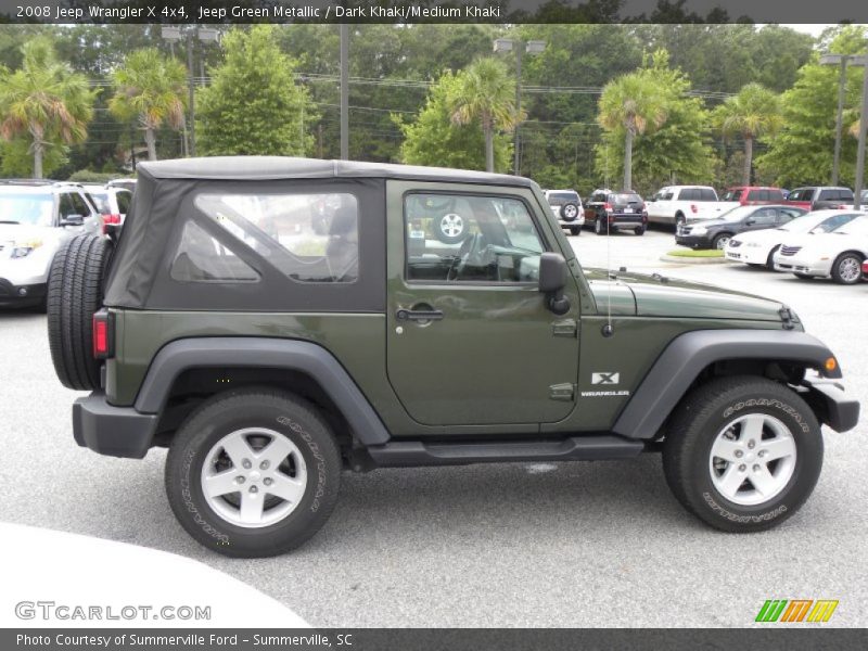 Jeep Green Metallic / Dark Khaki/Medium Khaki 2008 Jeep Wrangler X 4x4
