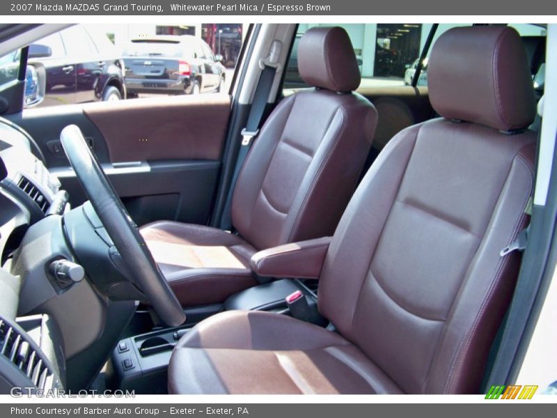  2007 MAZDA5 Grand Touring Espresso Brown Interior