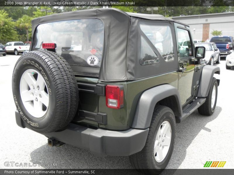 Jeep Green Metallic / Dark Khaki/Medium Khaki 2008 Jeep Wrangler X 4x4