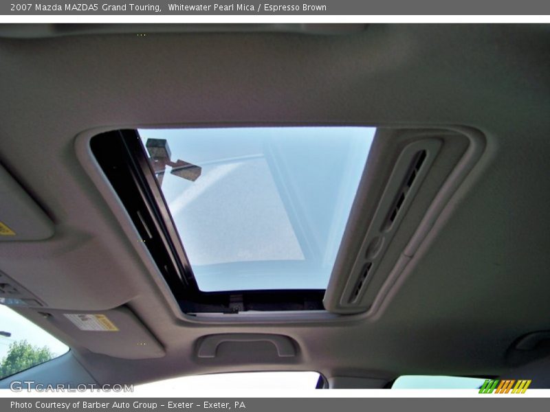 Sunroof of 2007 MAZDA5 Grand Touring
