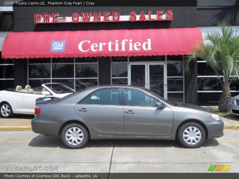 Phantom Gray Pearl / Gray 2005 Toyota Camry LE