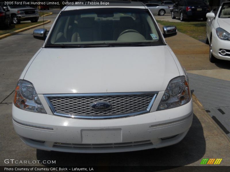 Oxford White / Pebble Beige 2006 Ford Five Hundred Limited