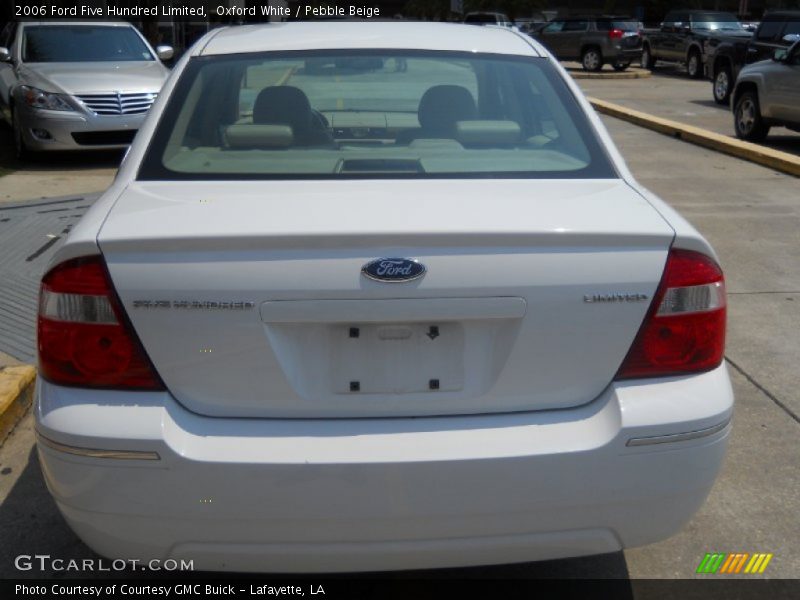 Oxford White / Pebble Beige 2006 Ford Five Hundred Limited