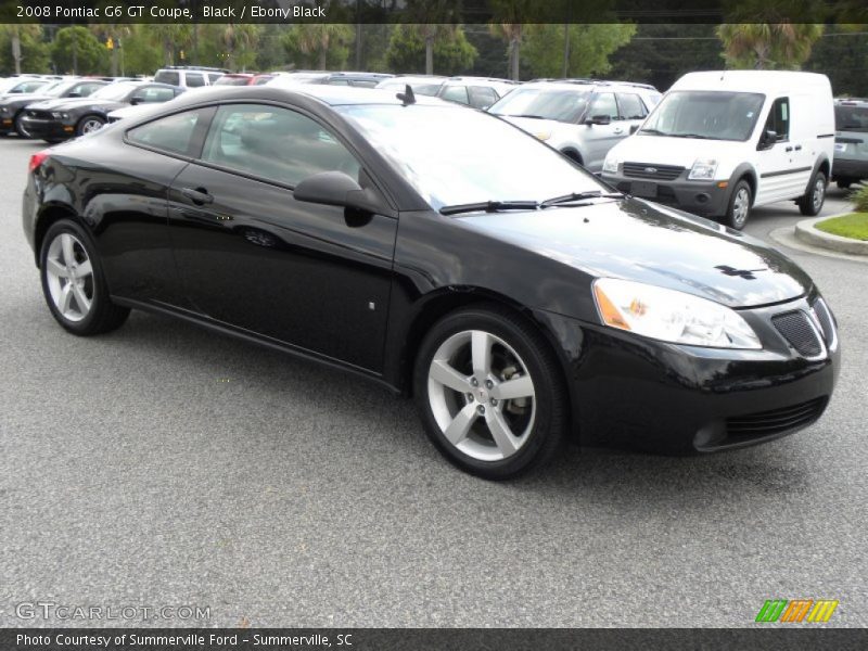 Black / Ebony Black 2008 Pontiac G6 GT Coupe