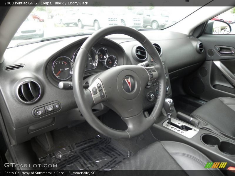 Black / Ebony Black 2008 Pontiac G6 GT Coupe