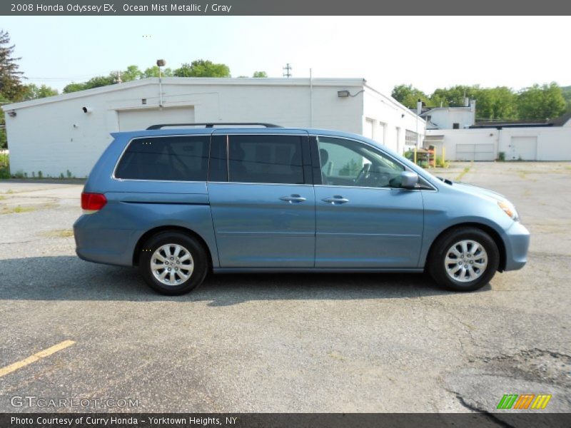 Ocean Mist Metallic / Gray 2008 Honda Odyssey EX