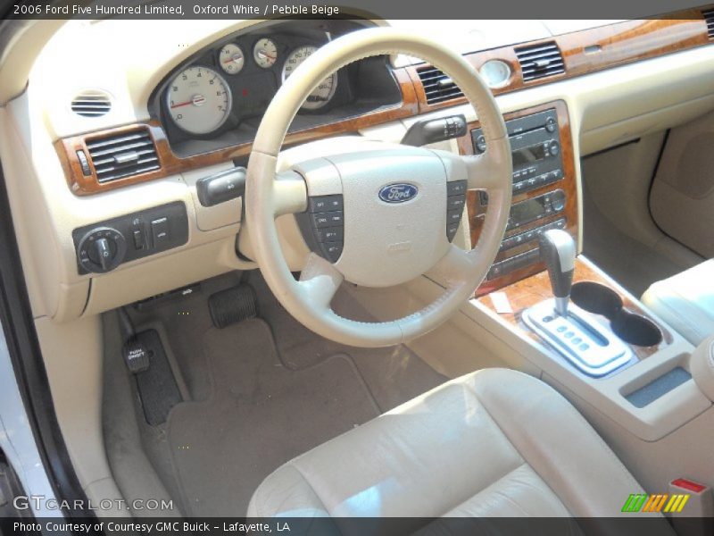 Oxford White / Pebble Beige 2006 Ford Five Hundred Limited