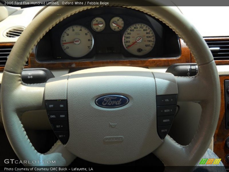 Oxford White / Pebble Beige 2006 Ford Five Hundred Limited