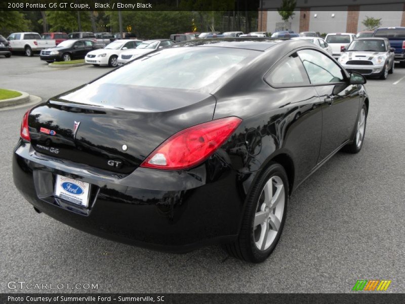 Black / Ebony Black 2008 Pontiac G6 GT Coupe