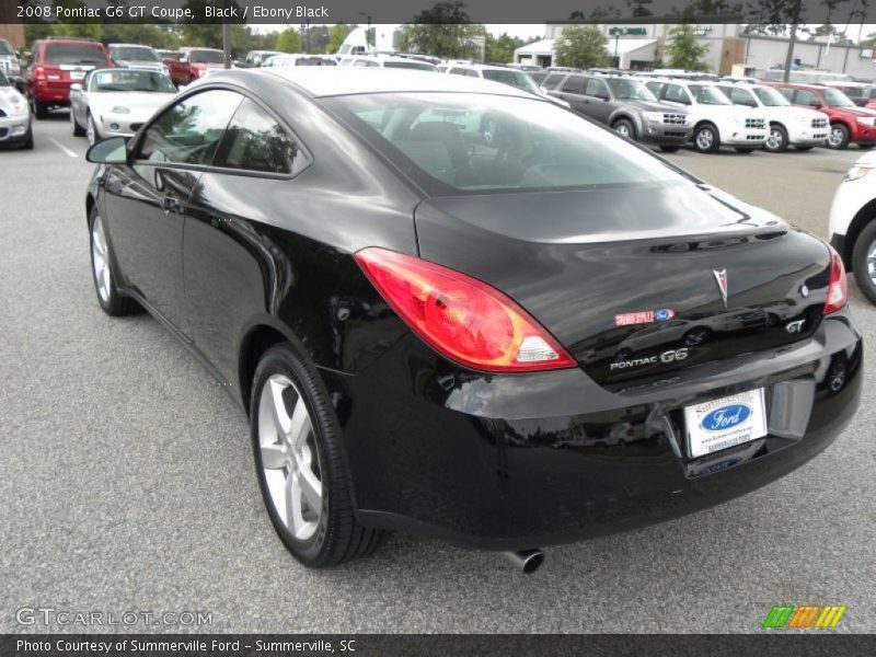 Black / Ebony Black 2008 Pontiac G6 GT Coupe