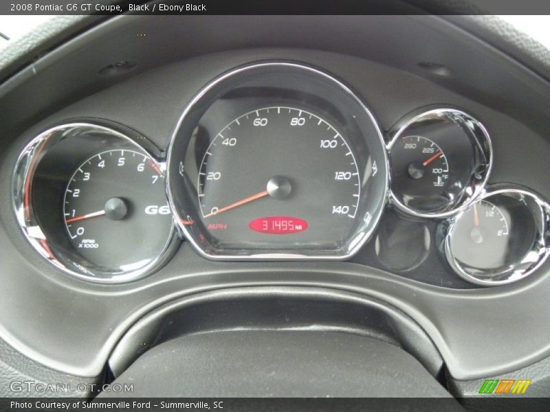 Black / Ebony Black 2008 Pontiac G6 GT Coupe