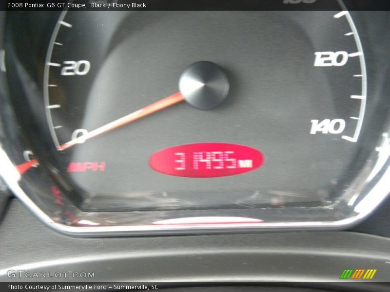 Black / Ebony Black 2008 Pontiac G6 GT Coupe