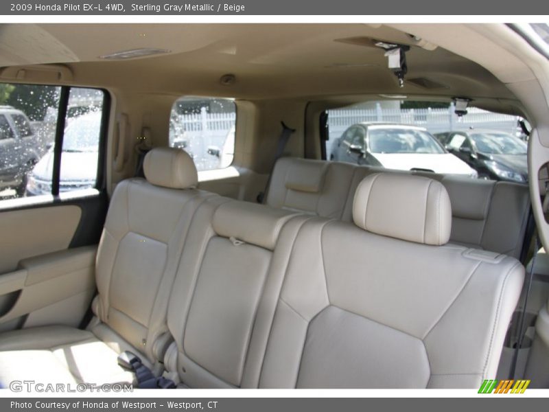 Sterling Gray Metallic / Beige 2009 Honda Pilot EX-L 4WD