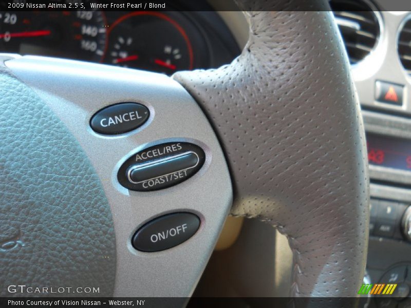 Winter Frost Pearl / Blond 2009 Nissan Altima 2.5 S