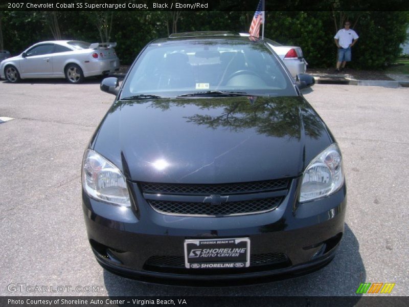 Black / Ebony/Red 2007 Chevrolet Cobalt SS Supercharged Coupe