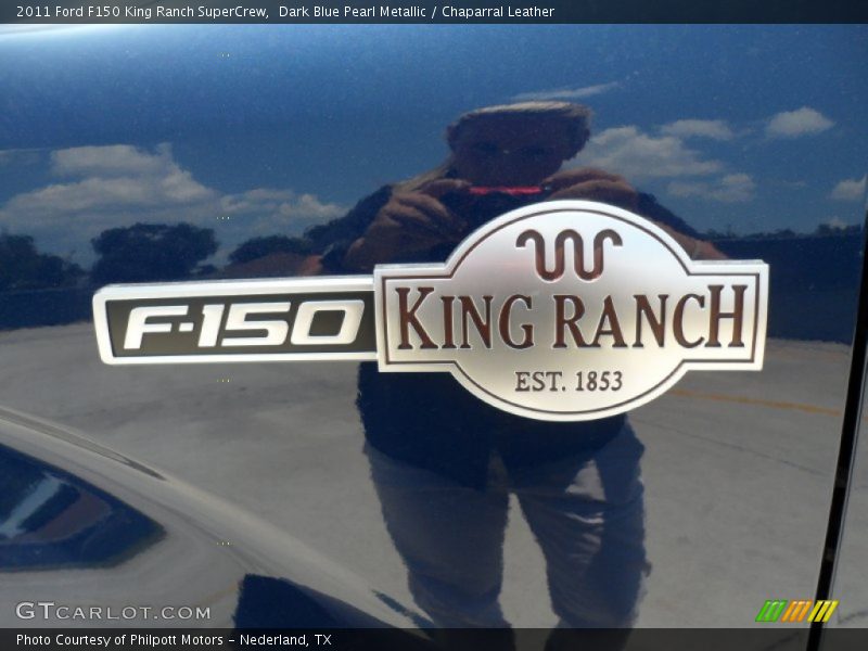 Dark Blue Pearl Metallic / Chaparral Leather 2011 Ford F150 King Ranch SuperCrew