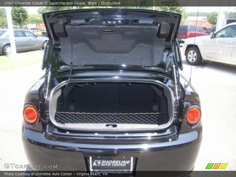 Black / Ebony/Red 2007 Chevrolet Cobalt SS Supercharged Coupe