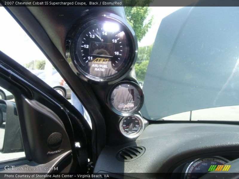 Black / Ebony/Red 2007 Chevrolet Cobalt SS Supercharged Coupe