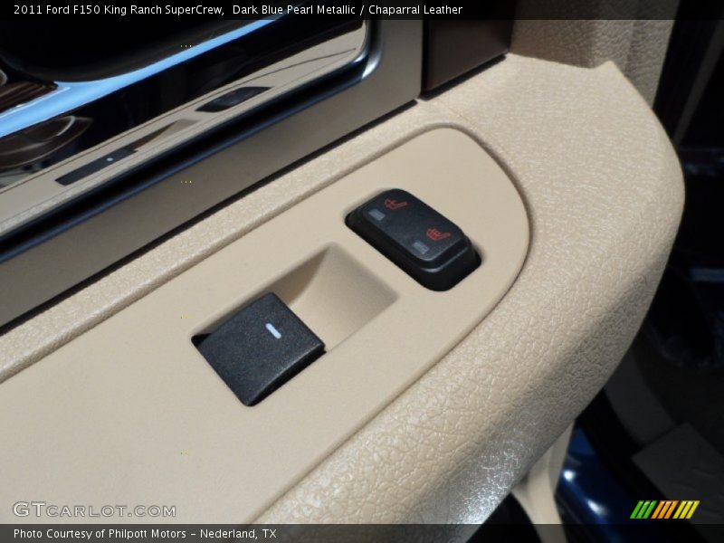 Dark Blue Pearl Metallic / Chaparral Leather 2011 Ford F150 King Ranch SuperCrew