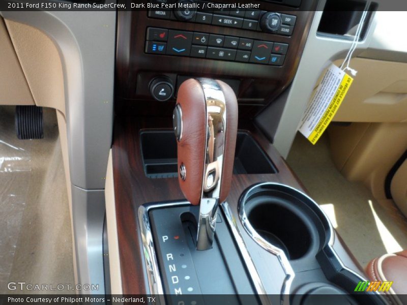 Dark Blue Pearl Metallic / Chaparral Leather 2011 Ford F150 King Ranch SuperCrew