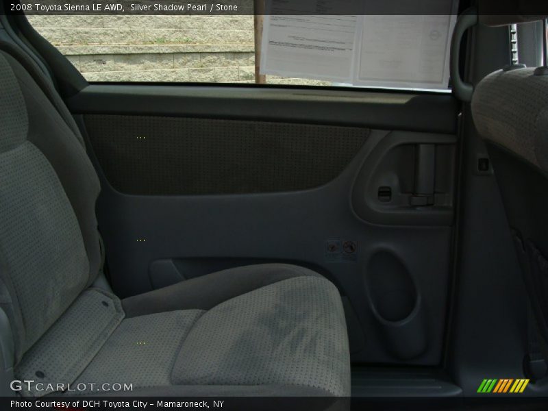 Silver Shadow Pearl / Stone 2008 Toyota Sienna LE AWD
