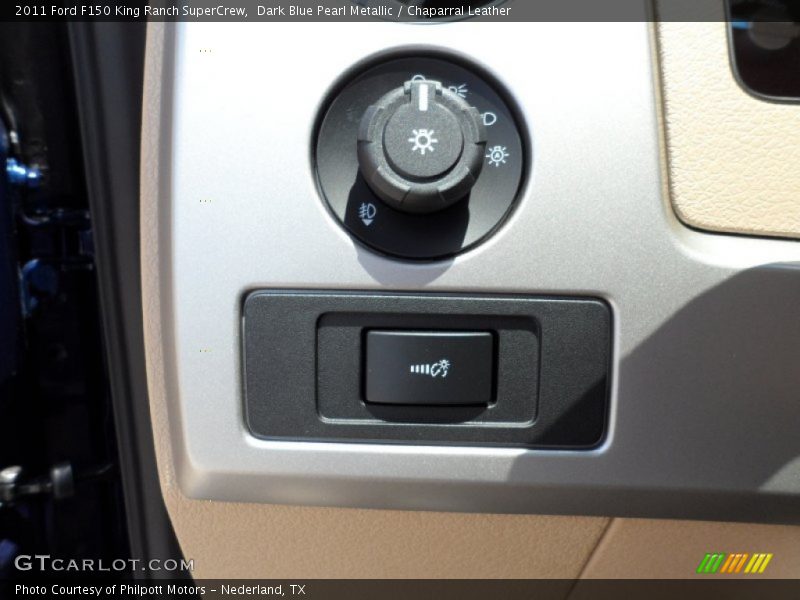 Dark Blue Pearl Metallic / Chaparral Leather 2011 Ford F150 King Ranch SuperCrew