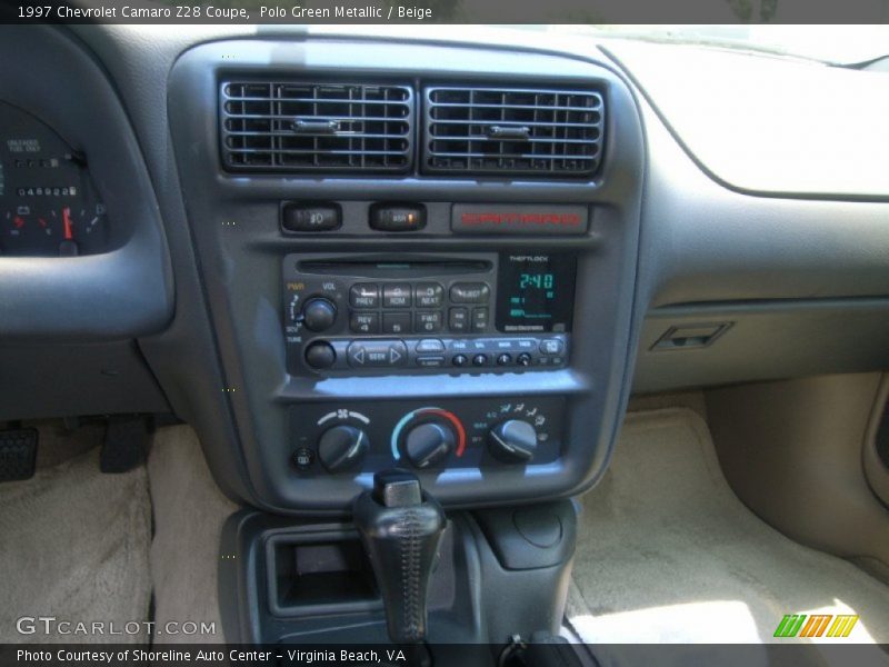 Controls of 1997 Camaro Z28 Coupe