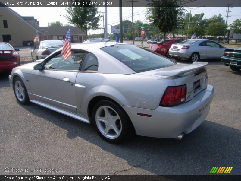 Silver Metallic / Dark Charcoal 2001 Ford Mustang GT Coupe