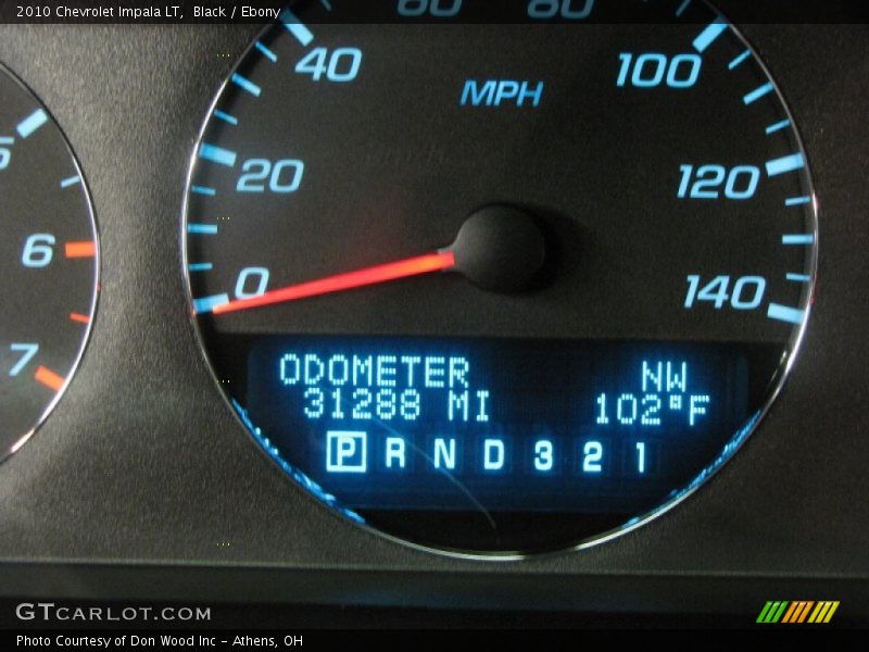 Black / Ebony 2010 Chevrolet Impala LT