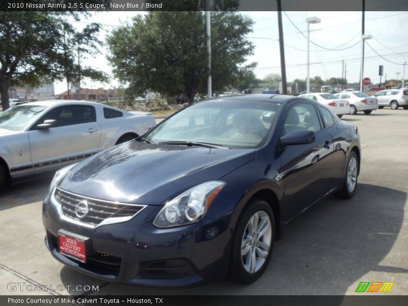 Navy Blue / Blond 2010 Nissan Altima 2.5 S Coupe