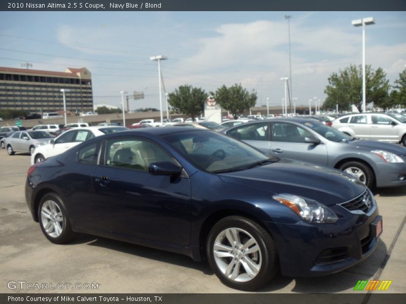 Navy Blue / Blond 2010 Nissan Altima 2.5 S Coupe