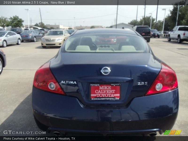 Navy Blue / Blond 2010 Nissan Altima 2.5 S Coupe