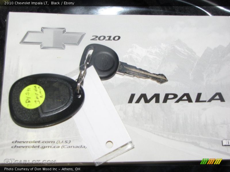 Black / Ebony 2010 Chevrolet Impala LT