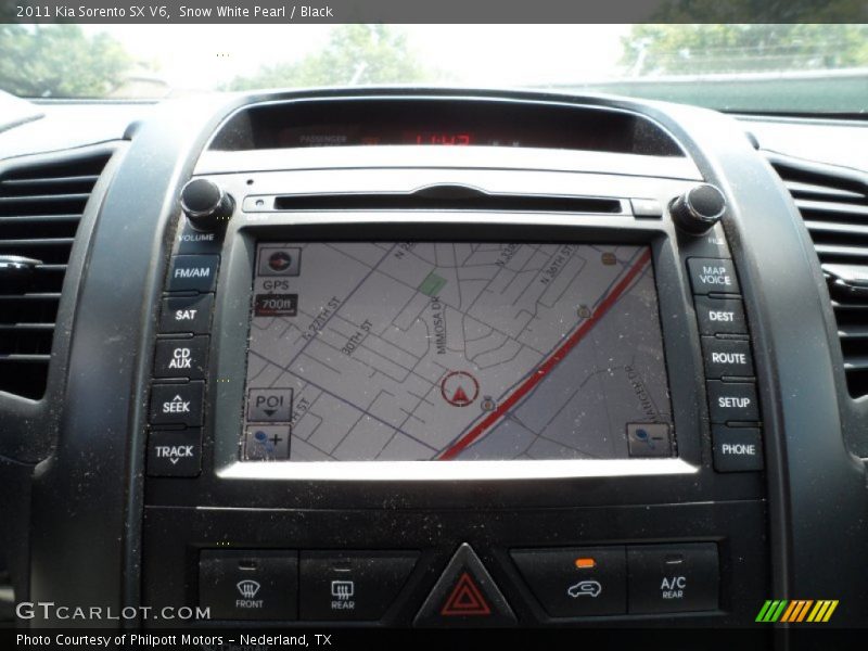 Navigation of 2011 Sorento SX V6