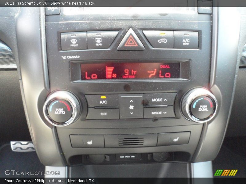 Controls of 2011 Sorento SX V6
