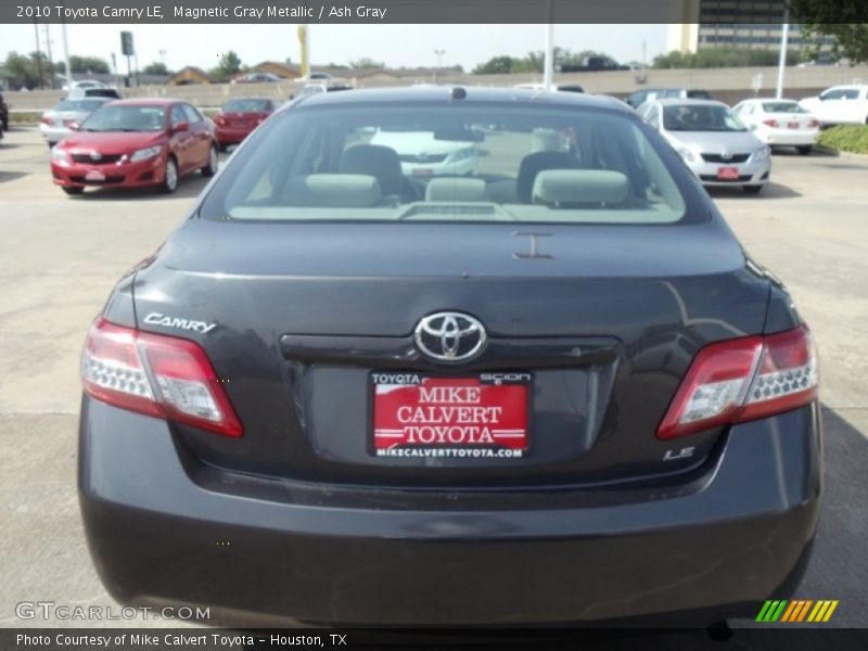 Magnetic Gray Metallic / Ash Gray 2010 Toyota Camry LE