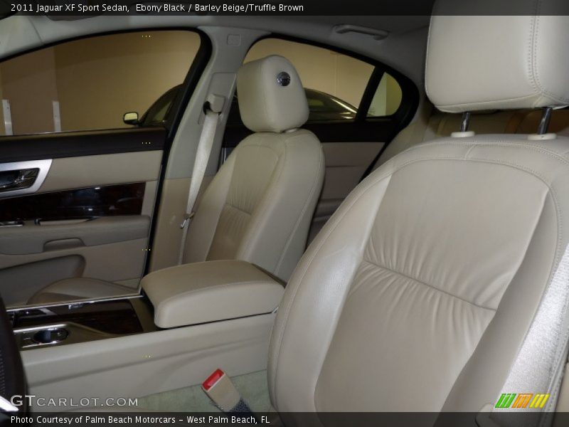 Ebony Black / Barley Beige/Truffle Brown 2011 Jaguar XF Sport Sedan